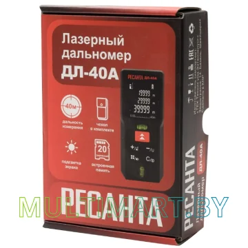 Лазерный дальномер Ресанта ДЛ-40A картинка 7
